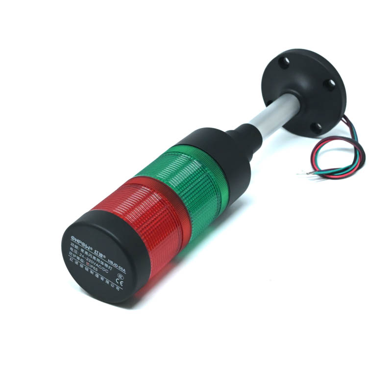 ONPOW-HBJD-55A/D/2/RG/24V/B/P-22mm AC/DC 24V~220V Constant Flashing Red & Green LED With Base Installation Warning Indicator IP65(2L2C)-image-30