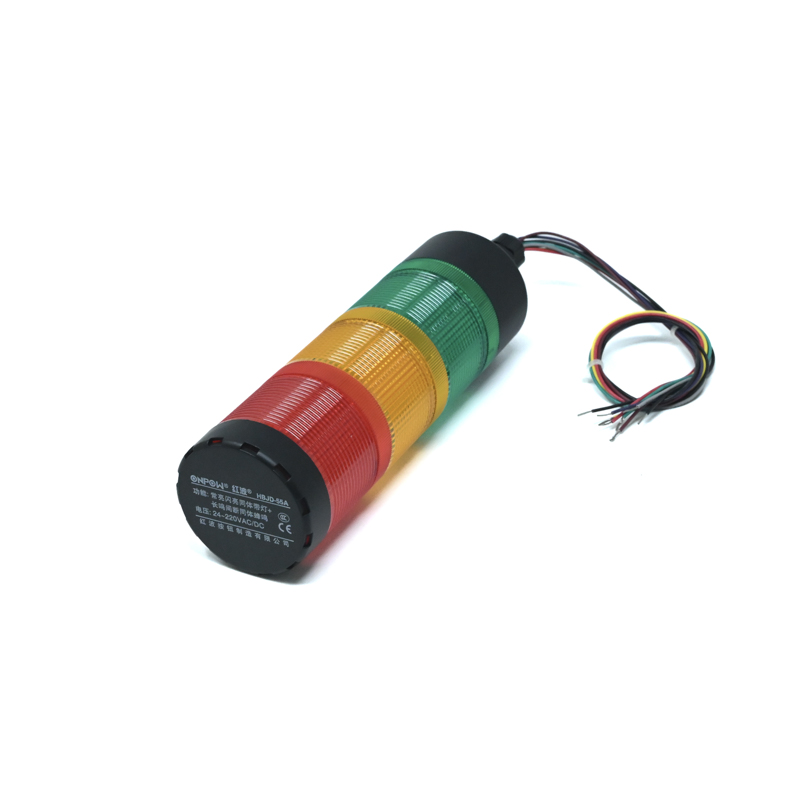 ONPOW-HBJD-55A/DB/3/RYG/24V/C-22mm 85db AC/DC 24V~220V Constant Flashing Red,Yellow,Green LED With Buzzer Nut Side Installation Warning Indicator(3L3C)-image-45