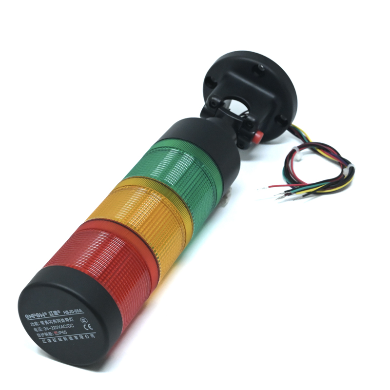ONPOW-HBJD-55A/D/3/RYG/24V/E/P-22mm AC/DC 24V~220V Constant Flashing Red,Yellow,Green LED With Folding Base Installation Warning Indicator IP65(3L3C)-image-47