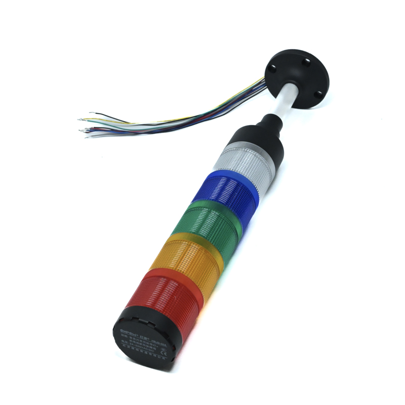 ONPOW-HBJD-55A/DB/5/RYGBW/24V/B-22mm 85db AC/DC 24V~220V Constant Flashing Red,Yellow,Green,Blue,White LED With Buzzer Base Installation Warning Indicator(5L5C)-image-35