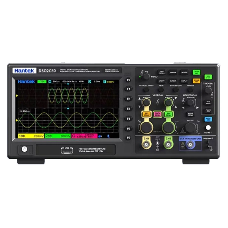 Hantek DSO2C50 500MHz Dual Channel Digital Storage Oscilloscope for Professional Use-image-5