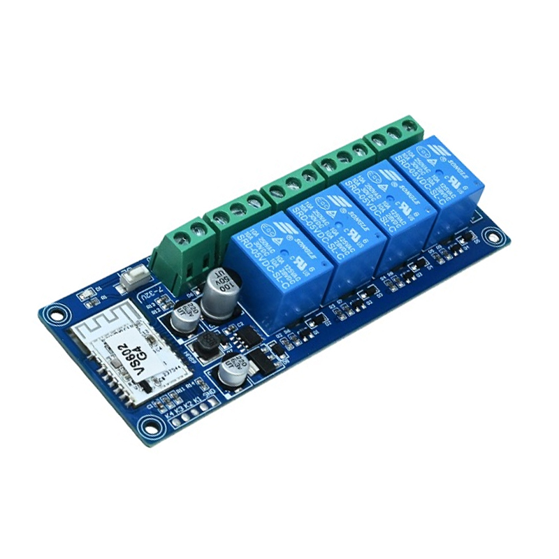 4-way WK4A WiFi Bluetooth Dual-Mode Relay Module, 7–24V Wireless Smart Switch-image-3