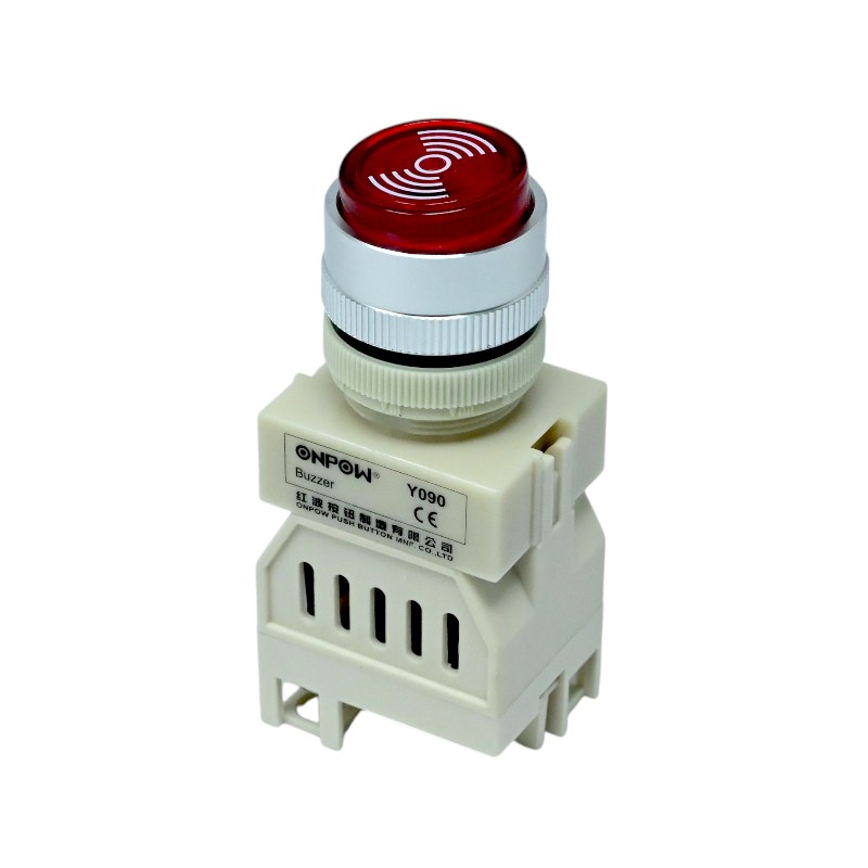 ONPOW-Y090-M/220V-30mm 75db Buzzer Indicator IP40-image-8