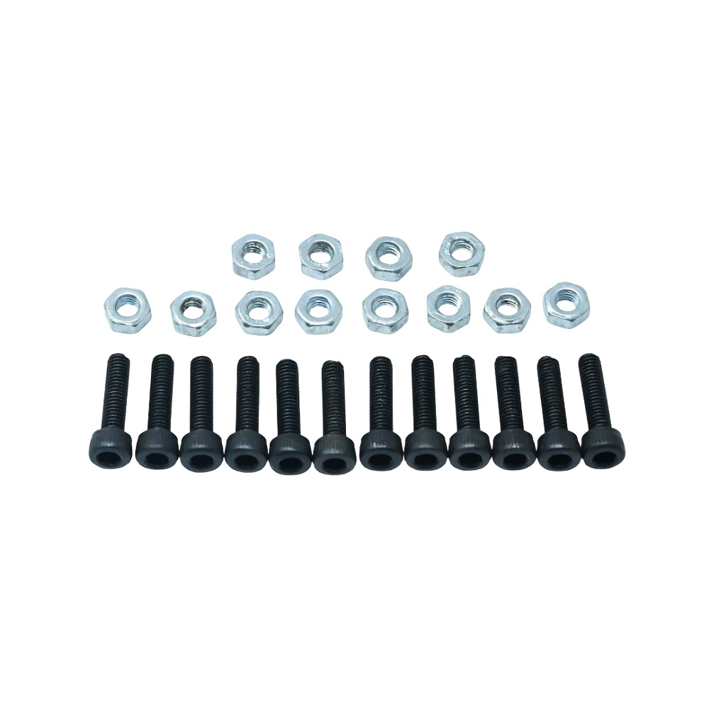 EasyMech M3 x 12mm Socket Head Cap Bolt and Nut Set (12 Pcs)-image-39