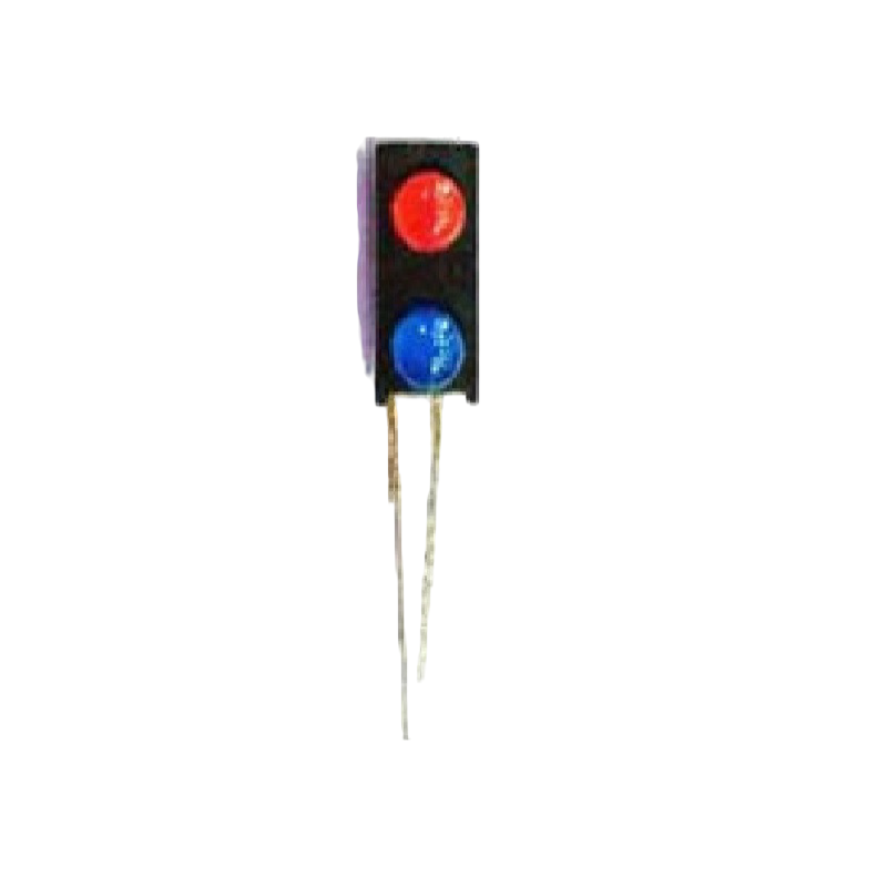 3MM Double Hole LED Light Holder with Light （Red + Blue Left + Right ）(Pack of 10)-image-14