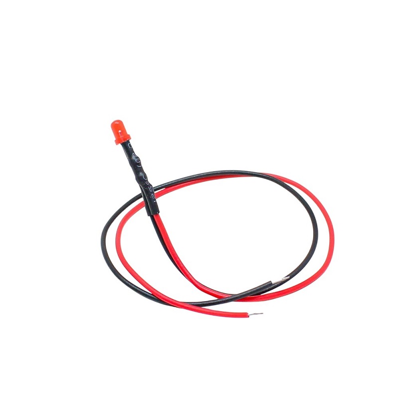 48-72V 3MM Red LED Indicator Light with 20 CM Cable (Pack of 5)-image-15