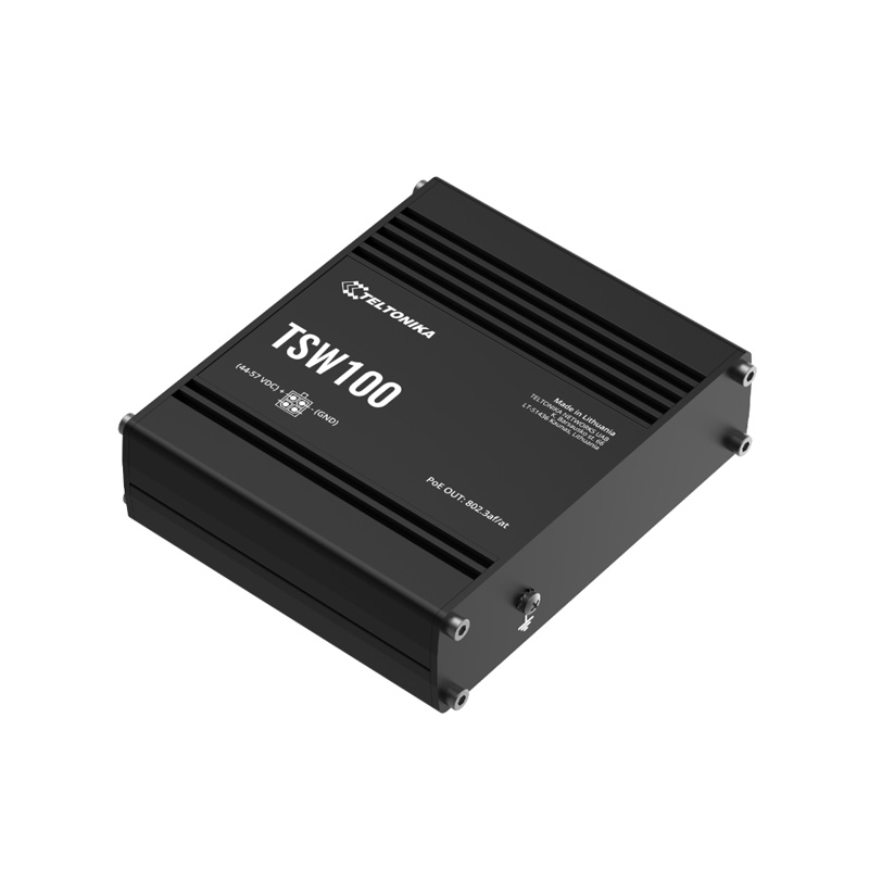 Teltonika TSW100 Industrial 5-Port Gigabit PoE+ Ethernet Switch-picture-15