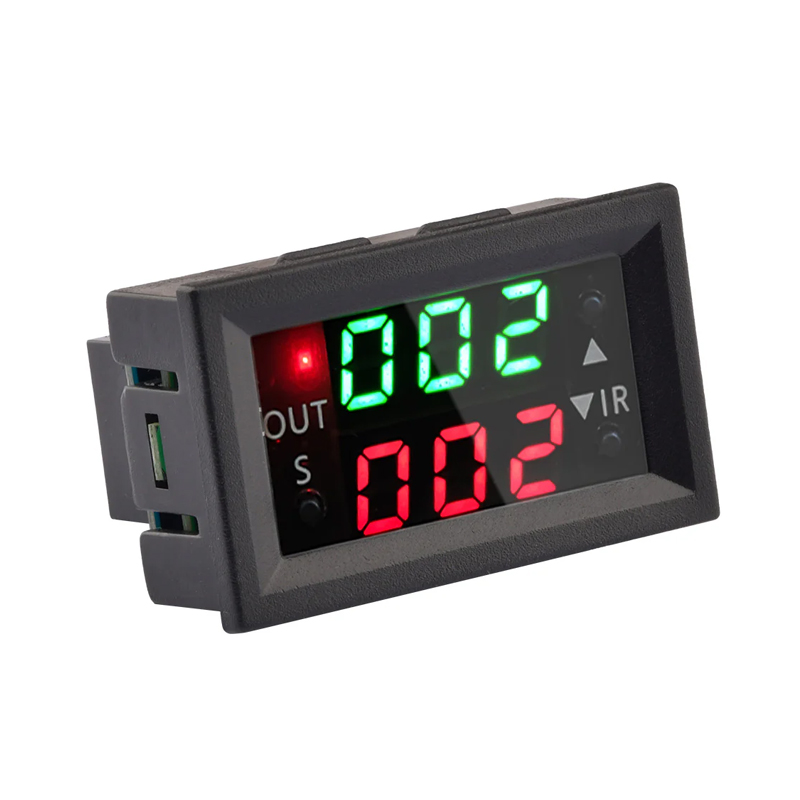 Red Green Dual Display 12V Delay Relay Mini LED Digital Timer Time Relay Module-image-10