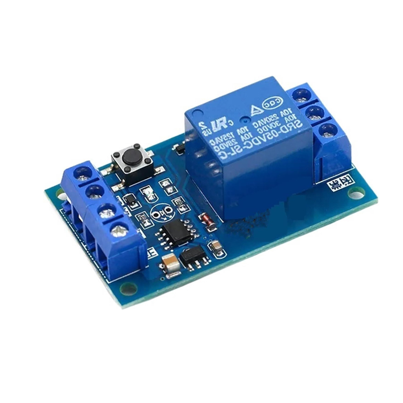 12V Single Key Bistable Relay Module Auto Refit Switch One-Key Start/Stop Self-lock-picture-43