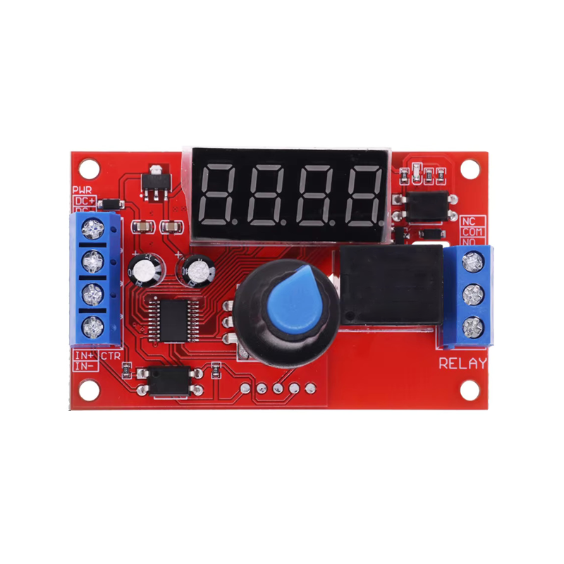 Knob Version 1 Channel 12V Adjustable Time Delay Relay Module 32 Modes LED Digital Timming Trigger Timer Control Switch-picture-14