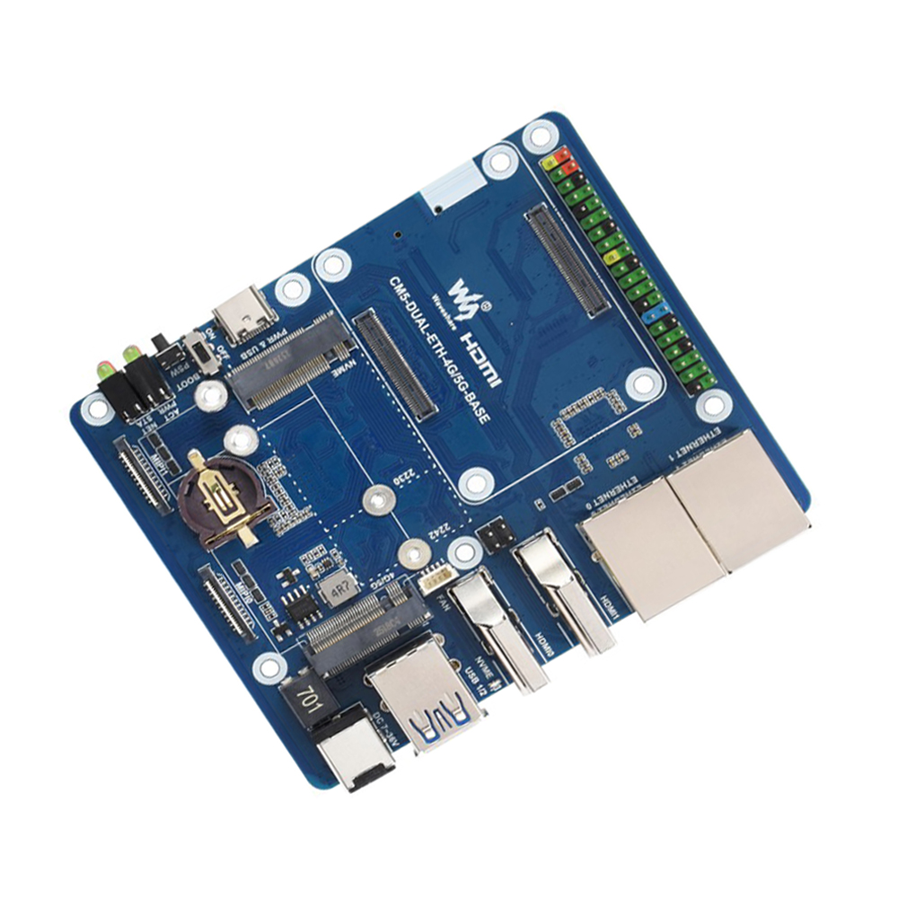 Waveshare Dual Ethernet Base Board For Raspberry Pi CM5-image-6