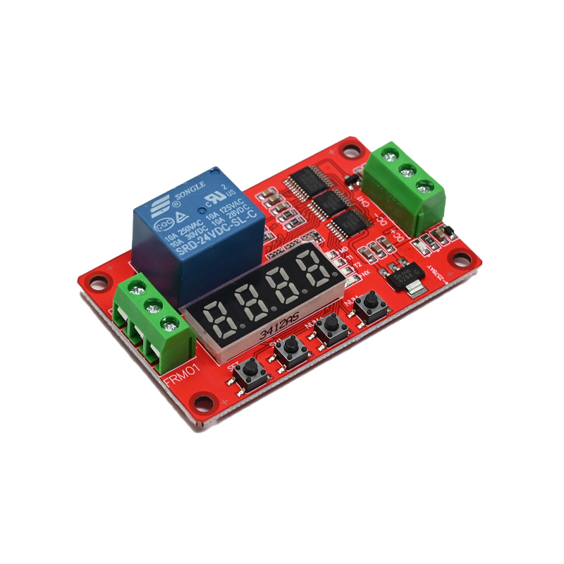 FRM01 DC24V 1 Channel Multifunction Relay Module Loop Delay Timer Switch Self-Locking Timing Module Fast Delivery-picture-10