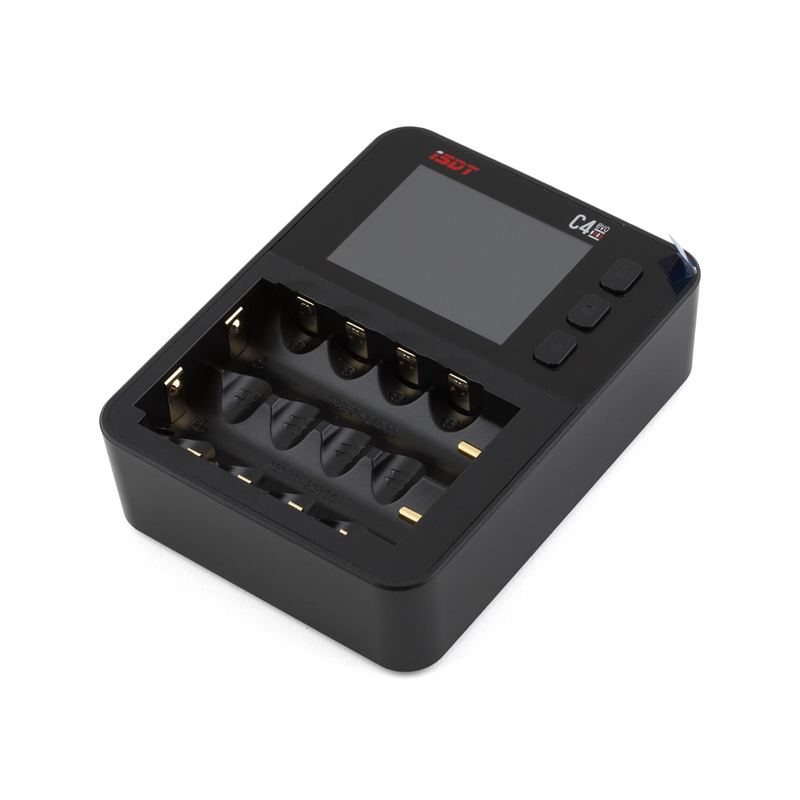 ISDT C4 EVO Smart Battery Charger for AA AAA 18650 26700 Battery with IPS Display Screen-image-2