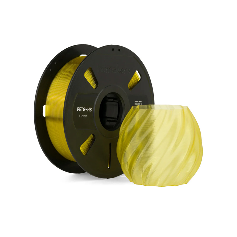 Numakers PETG-HS 1.75mm Translucent Yellow Filament 1kg with Spool-image-49