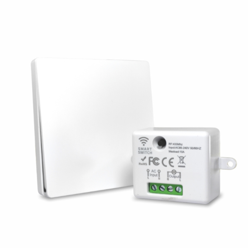 SWYAM No Battery Self Powered Kinetic Wireless RF Switch 2 Way Operation – 1 Gang 1 Receiver Switch, Compatible with Any Electrical Load-image-21