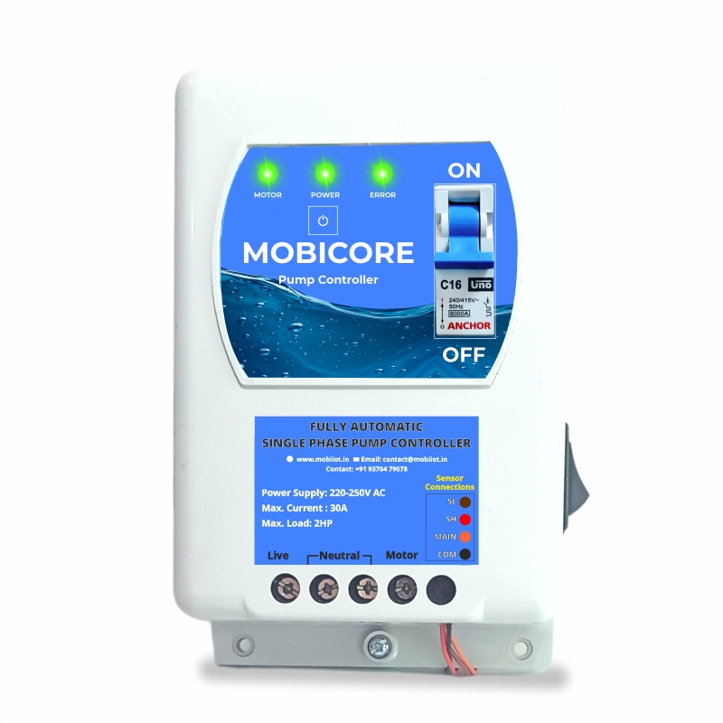 SWYAM Fully Automatic Water Pump Controller | No WiFi Needed – Direct Operation | Compatible with Monoblock (Single Phase Upto 5HP) | Made in India-image-2