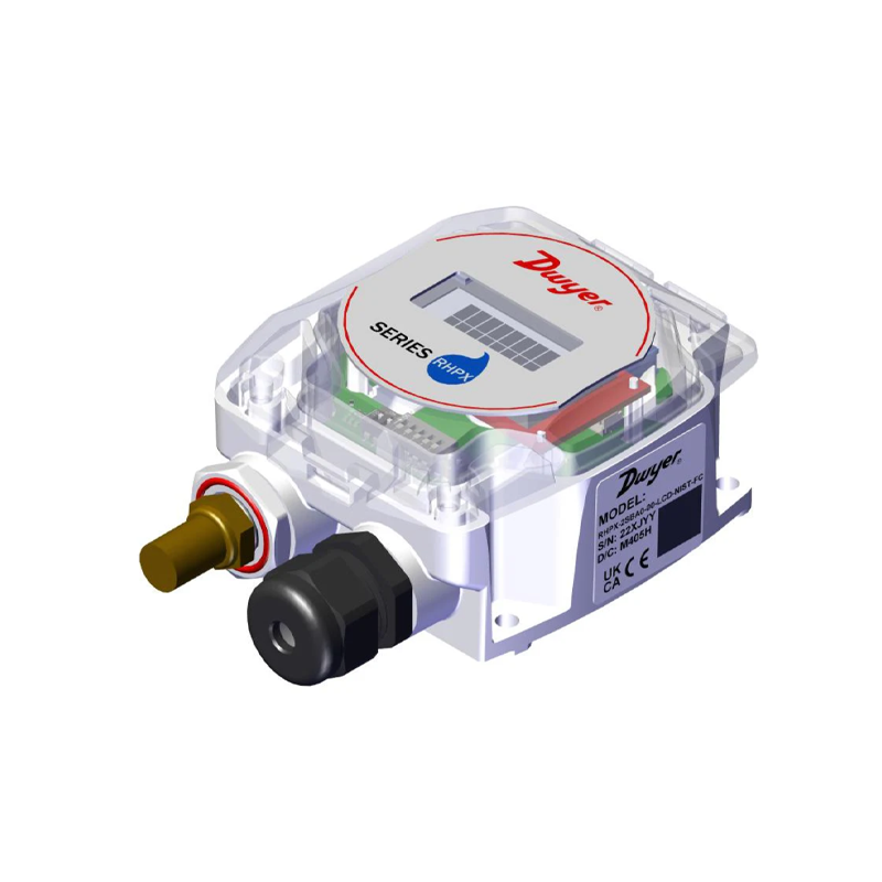DWYER RHPX-3SBA0-00 Humidity and Temperature Transmitter, 0-100% RH, 3% Accuracy, Wall Mount, Small Enclosure, Bronze Filter-picture-19