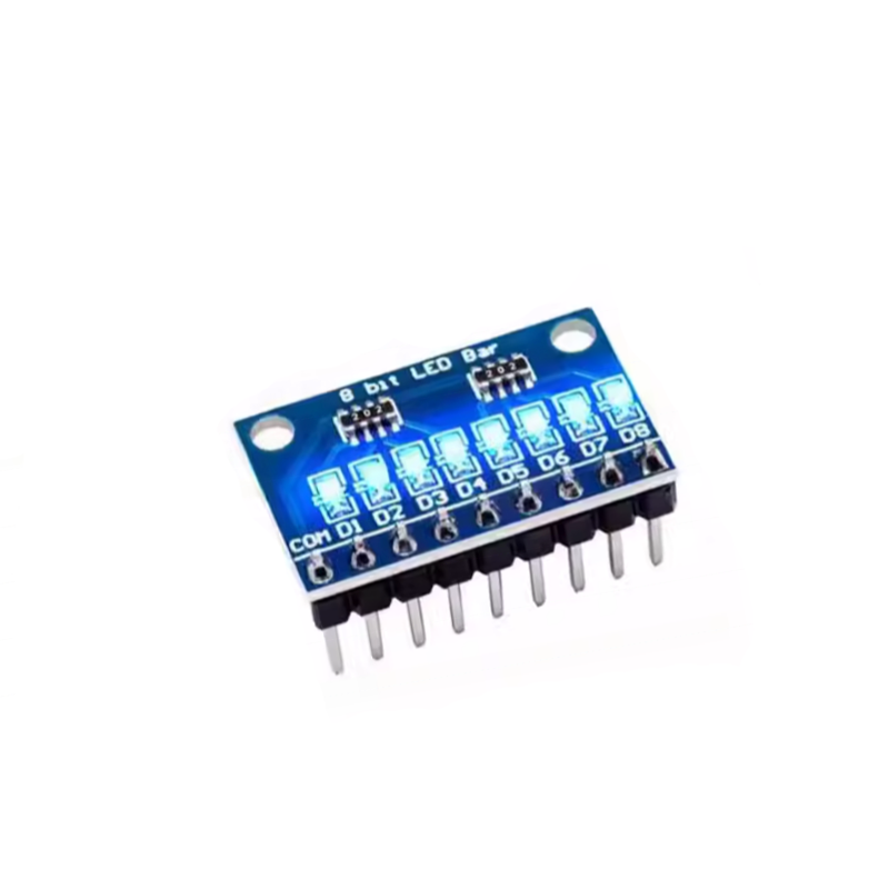 DM41A08 3.3V 5V 8 Bit Blue Common Anode LED Indicator Module-image-8