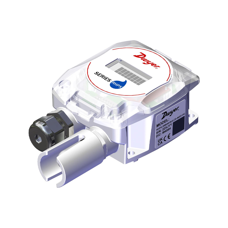 DWYER RHPX-3SSAB-00 Humidity and Temperature Transmitter, 0-100% RH, 2% Accuracy, 10kohm Type II Thermistor, Wall Mount, Small Enclosure-picture-13