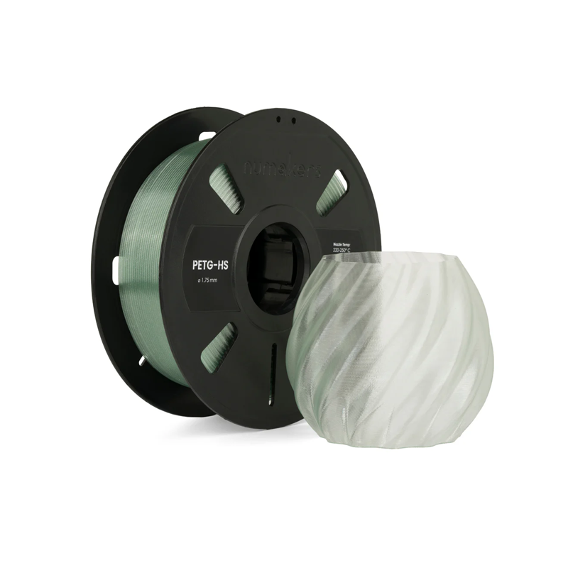 Numakers PETG-HS 1.75mm Translucent Artic Glitter Filament 1kg with Spool-image-44