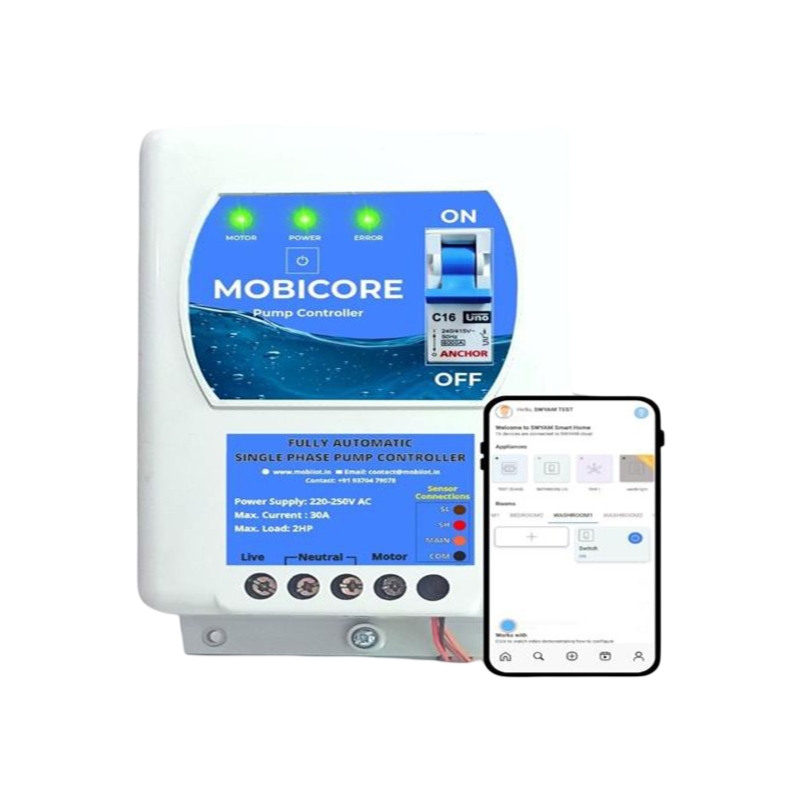 SWYAM Smart WiFi IoT Pump Controller | Monoblock Compatible (Single Phase Upto 5HP)-picture-10