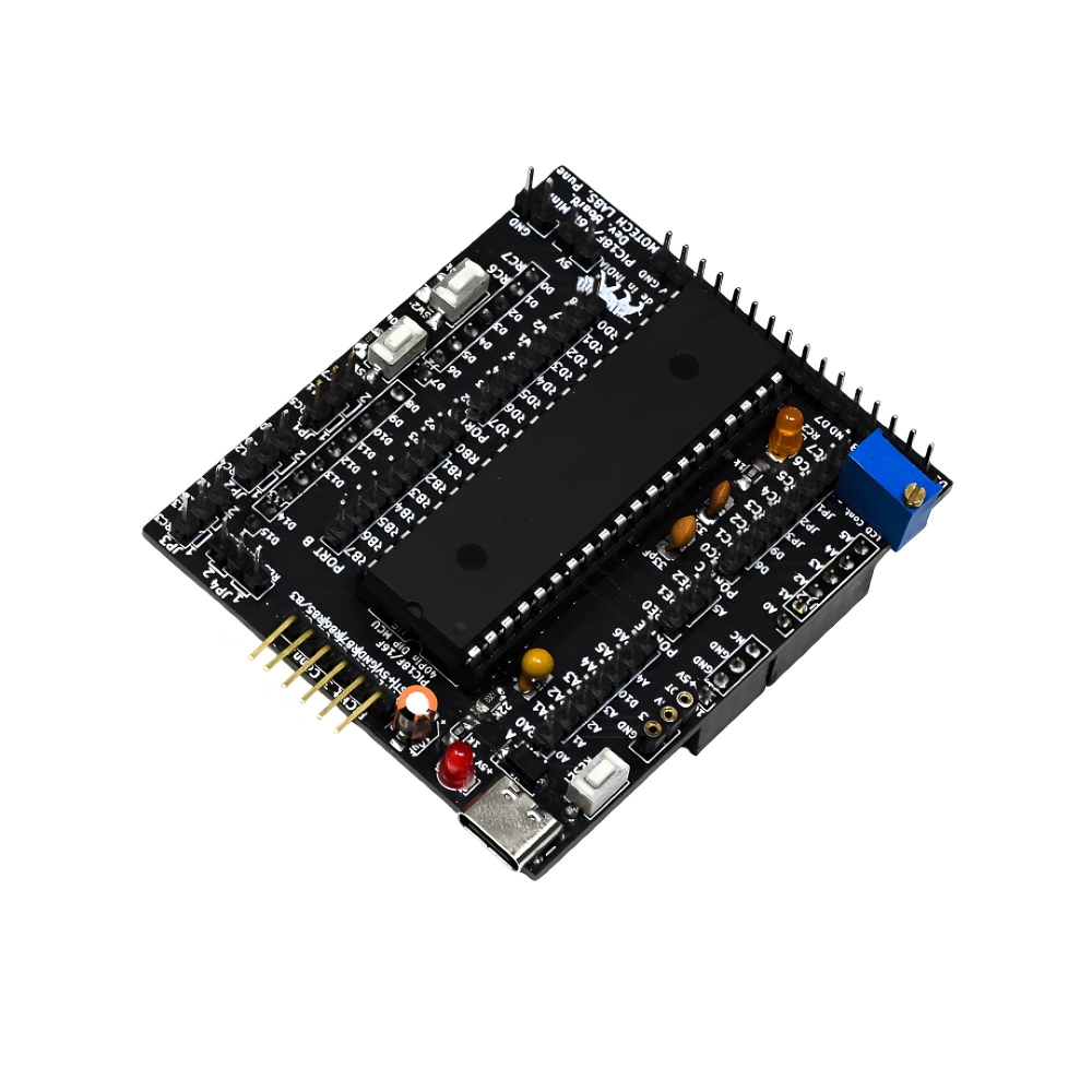 Amotech Labs – PIC18F/16F Mini Development Board with PIC18F452-picture-11