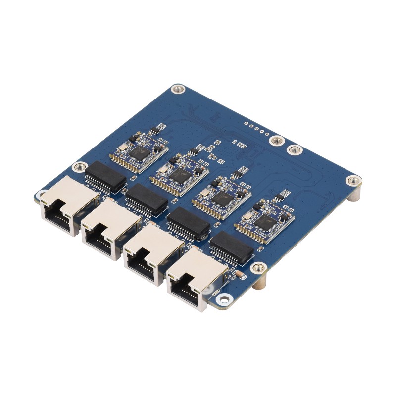 Waveshare PCIe TO 4-Ch Gigabit Board (B) For Raspberry Pi 5-picture-24