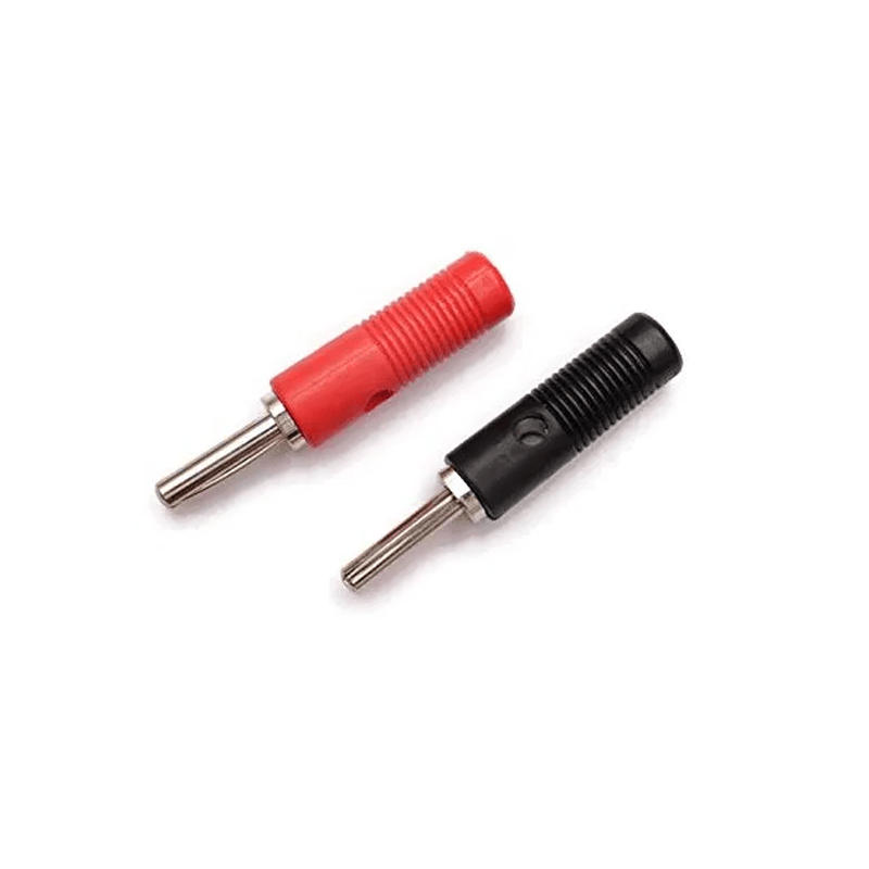 Banana Plugs Terminal Connectors Male RED and BLACK Pair 4mm-image-8