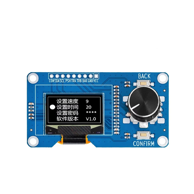 0.96 inch OLED Display Screen Combined with EC11 Rotary Encoder Module IIC Interface-image-12