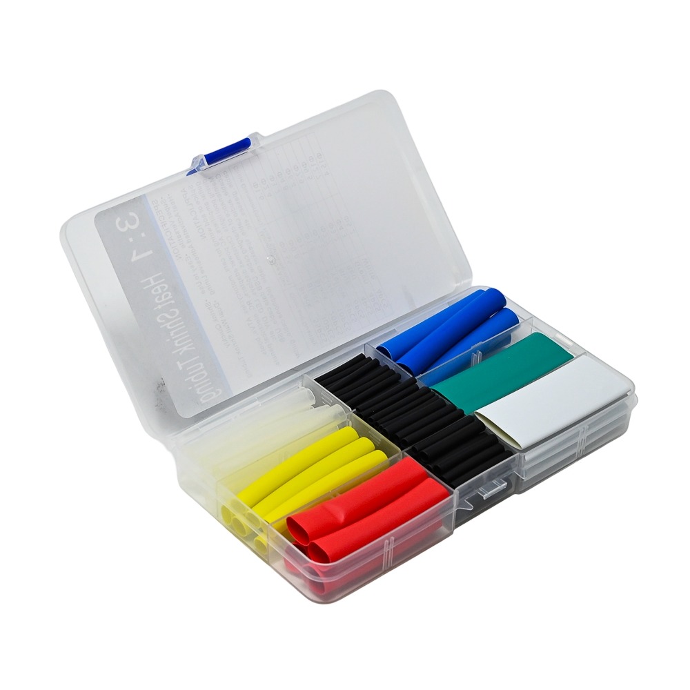 3:1 Heat Shrink Tube Kit 139pcs Triple Protection with Rubber Double-Walled Tubing Set-image-47