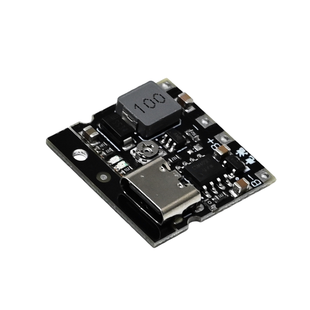 Black 3.7V to 9V 5V Multimeter Modified 18650 Lithium Battery Charge Boost and Discharge Integrated Adjustable Module 2A（Type C）-image-24