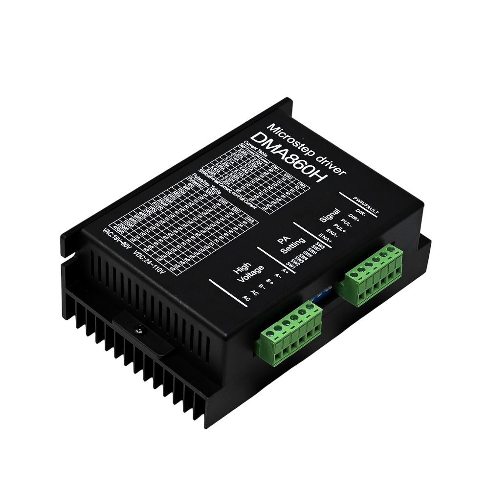 AC/DC24-80V DMA860H Micro Stepper Driver 2 Phase Step Motor Driver for Nema 34 Nema 42 Stepper Motor Controller Max 7.2A-picture-22