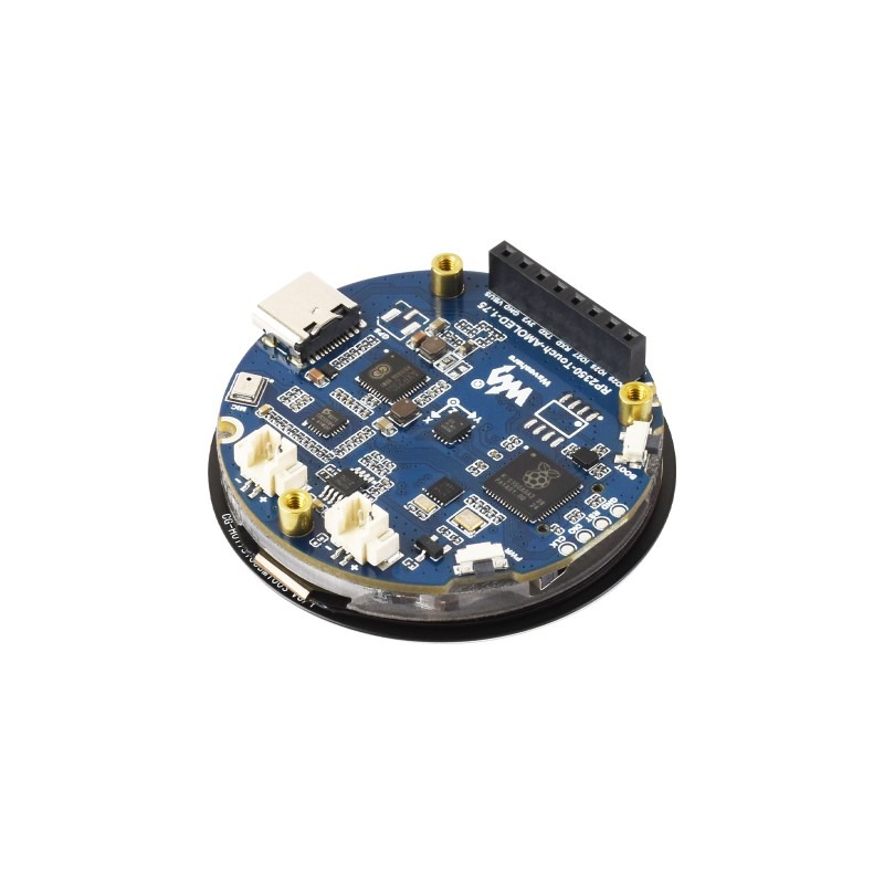 Waveshare RP2350 1.75inch 466×466 AMOLED Display Development Board supports 65K Color with Onboard Accelerometer/Gyroscope IMU Sensor-picture-24