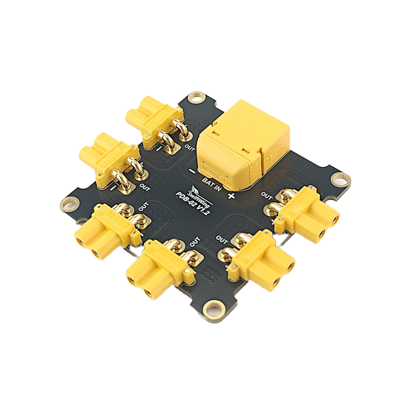 SwiftWing PDB-02-XT60-6XT30 3S–6S Power Distribution Board with XT60 & 6 XT30 Connectors-picture-14