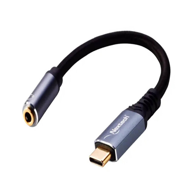 Nextech USB Type-C to Audio Jack Adapter with DAC – Music & Call Support-image-5