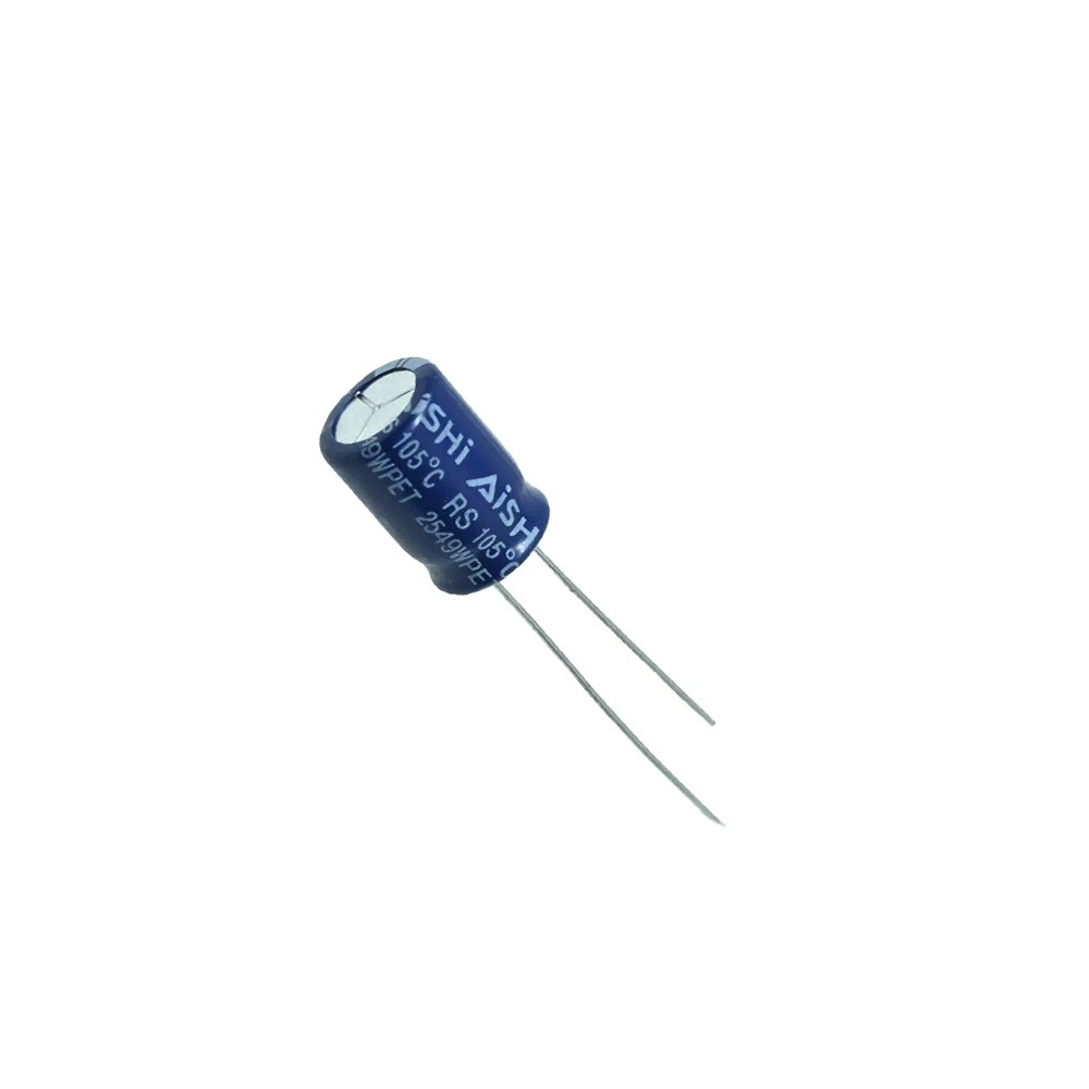 ERS1JM101F12OT-AISHI -100uF 63V ±20% Plugin,D8xL12mm Aluminum Electrolytic Capacitors - Leaded ROHS-image-49