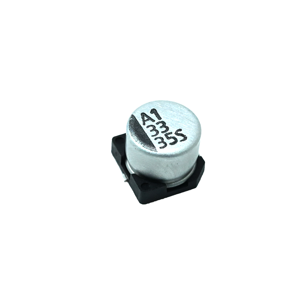 VES330M1VTR-0605-Lelon-33uF 35V ±20% SMD,D6.3xL5.3mm Aluminum Electrolytic Capacitors - SMD ROHS-picture-33