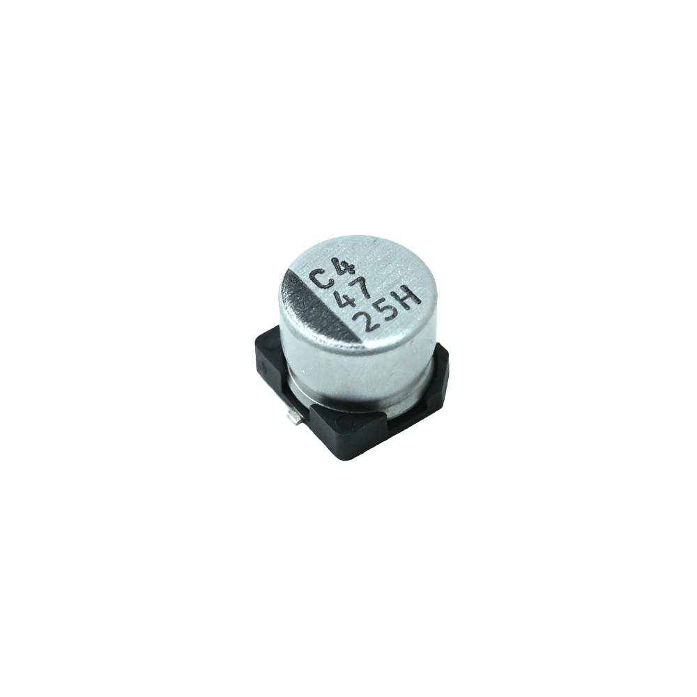 VZH470M1ETR-0606-Lelon-47uF 25V ±20% SMD,D6.3xL5.7mm Aluminum Electrolytic Capacitors RoHS-image-46