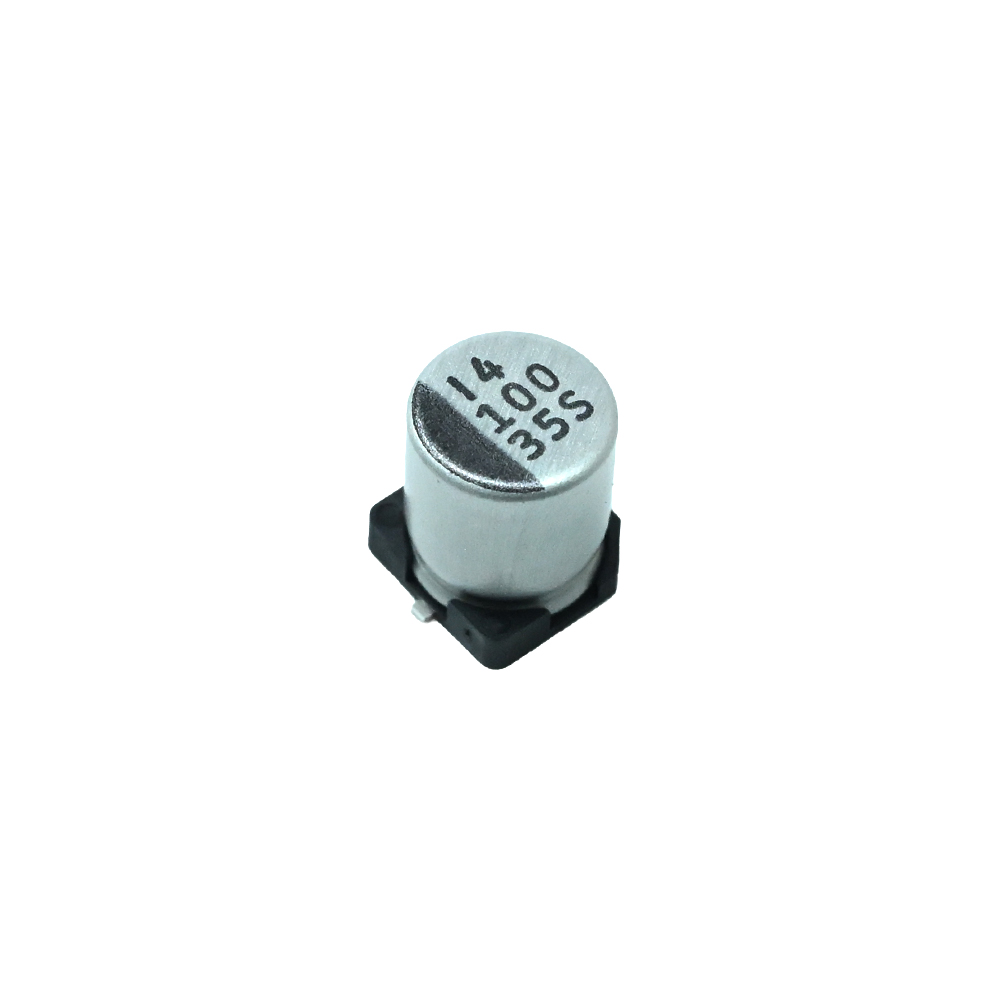 VES101M1VTR-0607-Lelon-100uF 35V ±20% SMD,D6.3xL7.7mm Aluminum Electrolytic Capacitors - SMD ROHS-picture-31