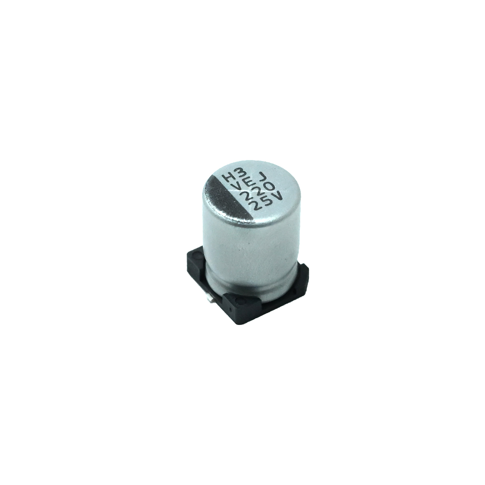 VEJ221M1ETR-0810-Lelon-220uF 25V ±20% SMD,D8xL10mm Aluminum Electrolytic Capacitors - SMD ROHS-picture-17