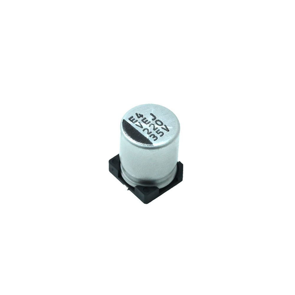 VEJ221M1VTR-0810-Lelon-220uF 35V ±20% SMD,D8xL10mm Aluminum Electrolytic Capacitors - SMD ROHS-picture-29