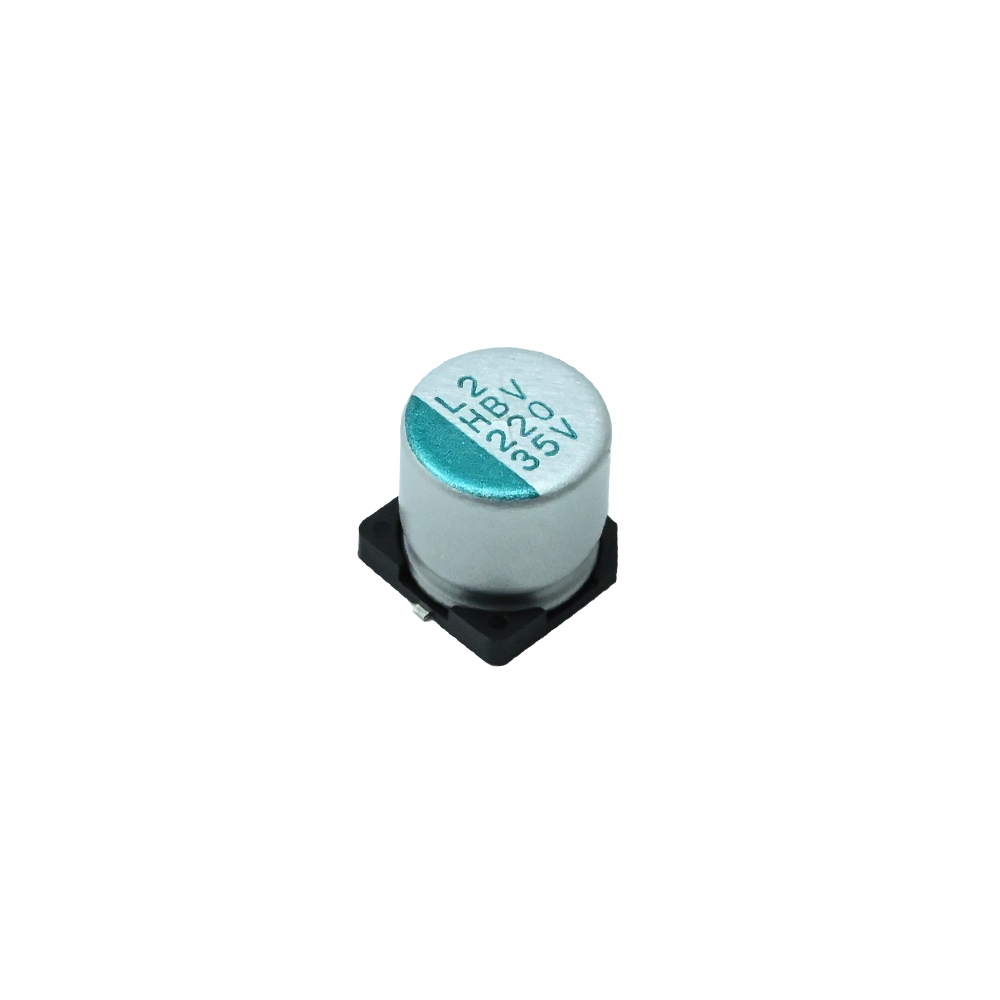 HBV221M1VTR-1010-Lelon-220uF 35V SMD,D10xL10mm Aluminum - Polymer Capacitors RoHS-image-42