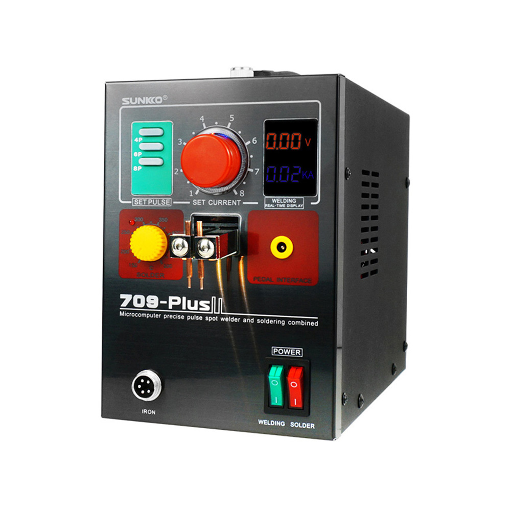 SUNKKO 709+ Battery Spot Welder Transformer Inversion Pulse Welding Machine-image-4